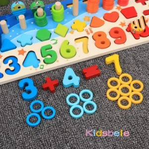 Jouets mathématiques Montessori pour les tout-petits.