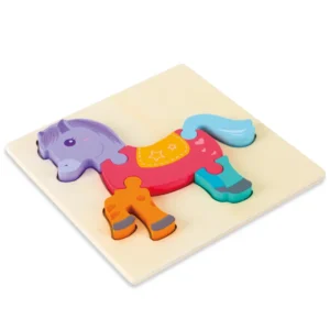 Puzzle en bois 3D de haute qualité pour bébé, jouets éducatifs d'apprentissage précoce.