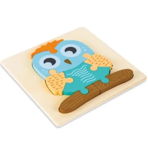 Puzzle en bois 3D de haute qualité pour bébé, jouets éducatifs d'apprentissage précoce.