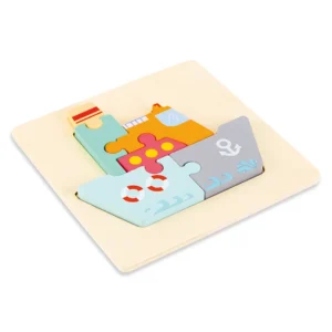 Puzzle en bois 3D de haute qualité pour bébé, jouets éducatifs d'apprentissage précoce.