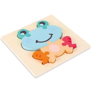 Puzzle en bois 3D de haute qualité pour bébé, jouets éducatifs d'apprentissage précoce.