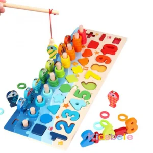 Jouets mathématiques Montessori pour les tout-petits.