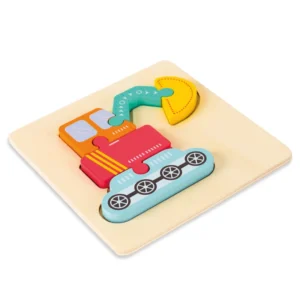 Puzzle en bois 3D de haute qualité pour bébé, jouets éducatifs d'apprentissage précoce.