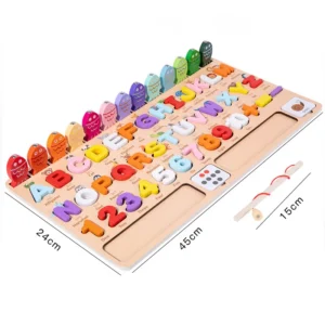 Jouets mathématiques Montessori pour les tout-petits.