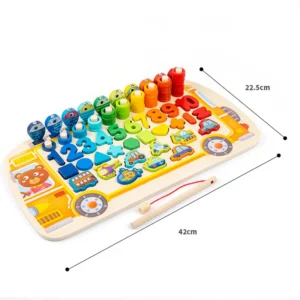 Jouets mathématiques Montessori pour les tout-petits.