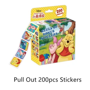 Boîte de 200 Stickers Disney - Winnie l’Ourson et ses Amis