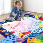 Tapis de Dessin Magique à l’Eau – Jouet Éducatif Réutilisable pour Enfants