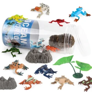 Set de Figurines Miniatures - Animaux Sauvages, Ferme, Dinosaure et Vie Marine