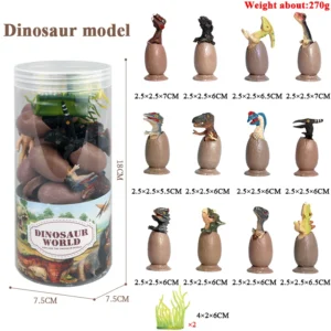 Set de Figurines Miniatures - Animaux Sauvages, Ferme, Dinosaure et Vie Marine